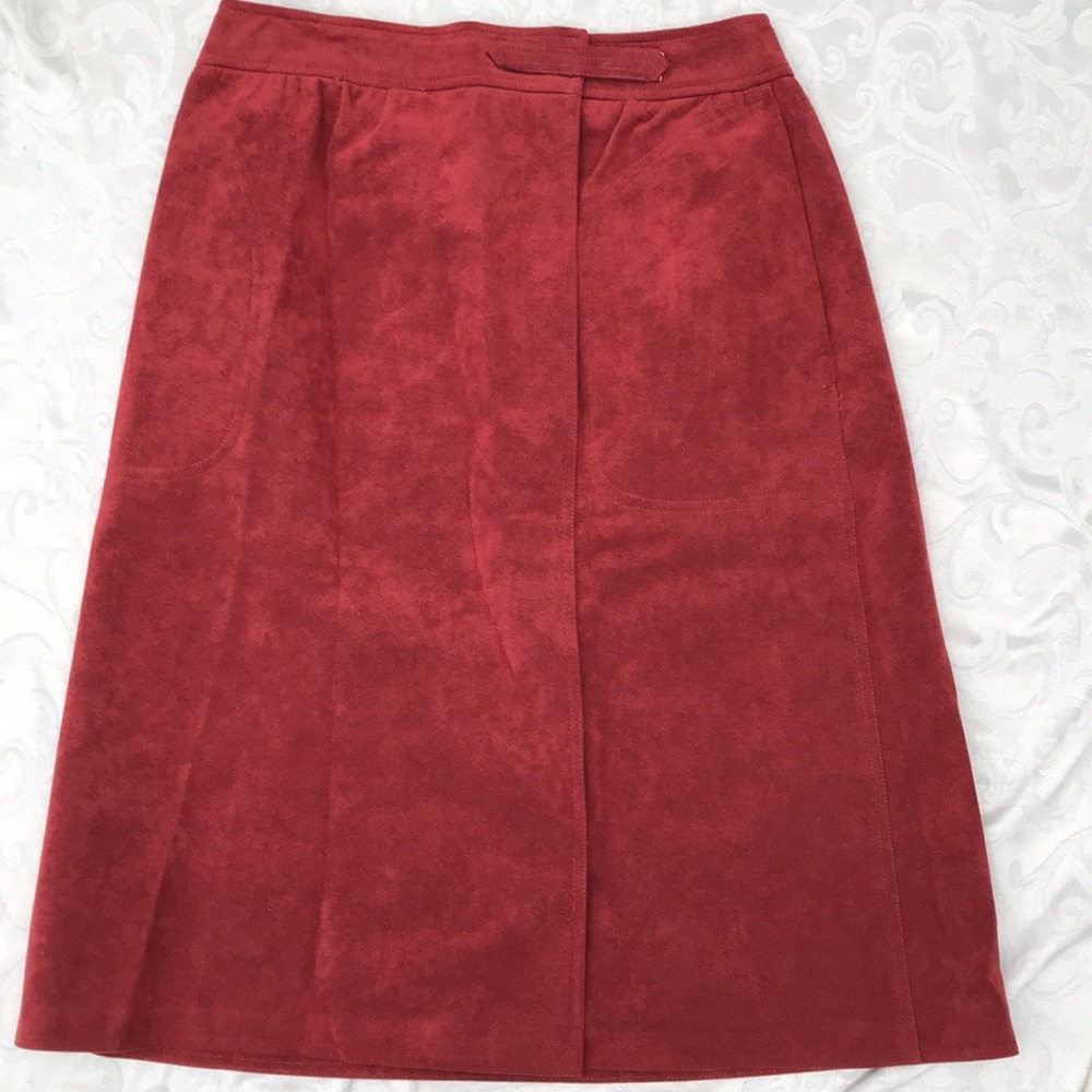 Vintage! Ultra-suede  fabric vintage size 10 designer